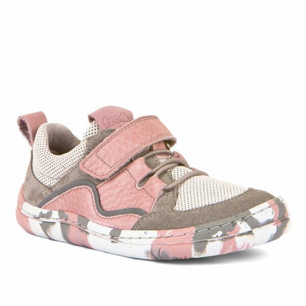 Froddo Barefoot Lowcut Sneaker Veloursleder/Textil Elastik pink